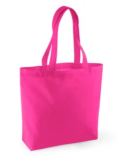 Westford Mill Organic Cotton Shopper in Fuchsia, voorkant