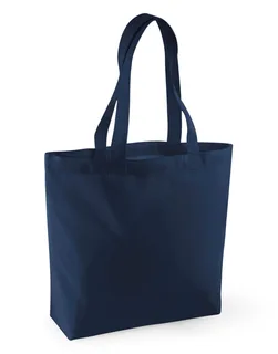 Westford Mill Organic Cotton Shopper in Navy, voorkant
