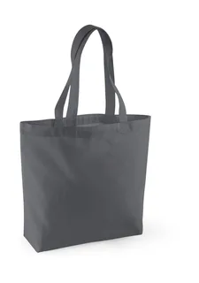 Westford Mill Organic Cotton Shopper in Graphite, voorkant