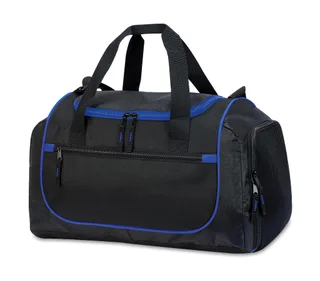 Shugon Piraeus sporttas in Black/Royal, voorkant