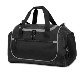 Shugon Piraeus sporttas in Black/Light Grey, voorkant