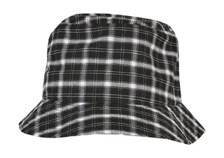 Flexfit Geruite vissershoed in Black/Grey, voorkant