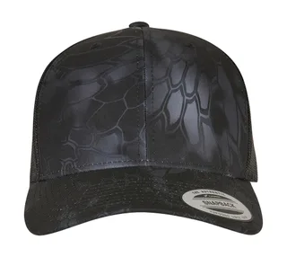 Flexfit Classics® Kryptek® retro truckerspet in Typhon, voorkant