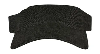 Flexfit Zonneklep van bast in Black, voorkant