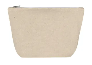 SG Accessories Canvas Accessory Case in Natural, voorkant