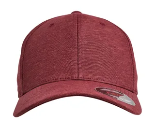 Flexfit Natural Melange in Burgundy, voorkant