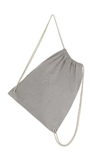 SG Accessories Rugzakje van gerecycled katoen en polyester in Grey Heather, voorkant