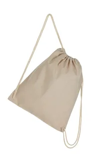 SG Accessories Rugzakje van gerecycled katoen en polyester in Natural Heather, voorkant