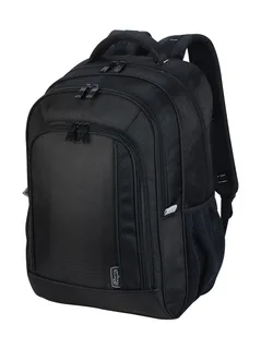 Shugon Frankfurt laptop backpack in Black, voorkant