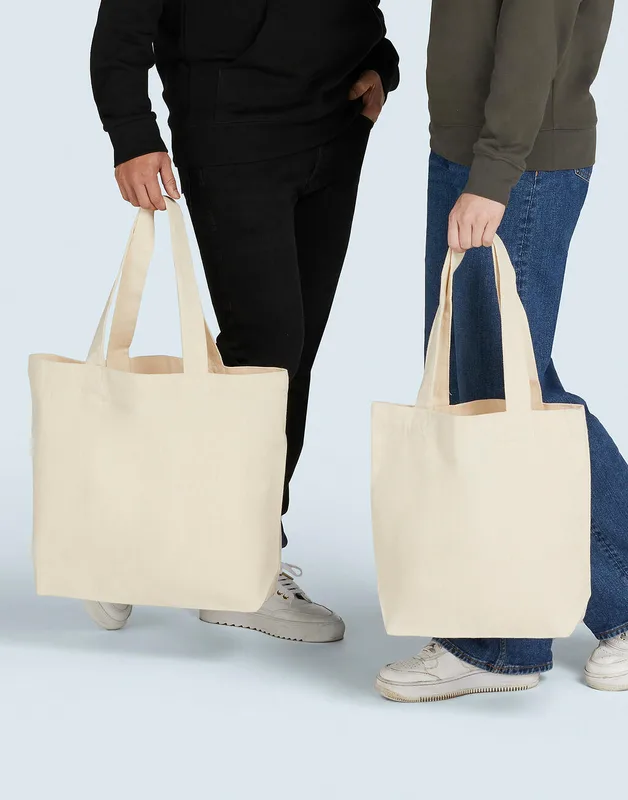 SG Accessories Canvas Wide Shopper LH