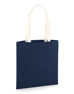 Westford Mill EarthAware™ Bag for Life van biologisch katoen met contrasterende hengsels – foto 4