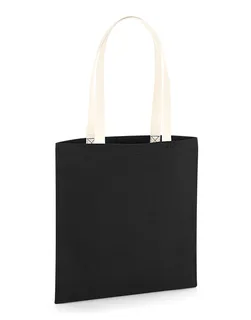 Westford Mill EarthAware™ Bag for Life van biologisch katoen met contrasterende hengsels – foto 3