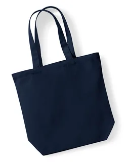 Westford Mill Fairtrade Camden Shopper in French Navy, voorkant