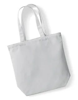 Westford Mill Fairtrade Camden Shopper in Light Grey, voorkant