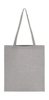 SG Accessories Recycled Cotton/Polyester Tote LH in Grey Heather, voorkant