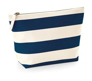 Westford Mill Nautical accessoiretas in Natural/Navy, voorkant