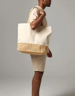 Westford Mill Jute base canvas tote XL – foto 2