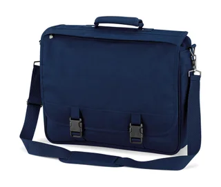 Quadra Allround briefcase in Navy, voorkant