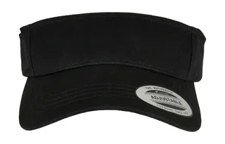 Flexfit Pet met gebogen klep in Black, voorkant
