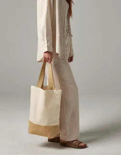 Westford Mill Jute Base Canvas Shopper – foto 2