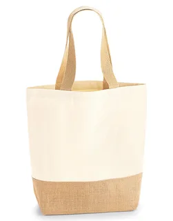 Westford Mill Jute Base Canvas Shopper – foto 3