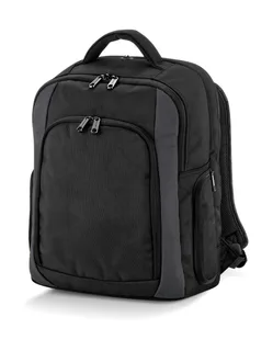 Quadra Tungsten™ laptop backpack in Black/Dark Graphite, voorkant