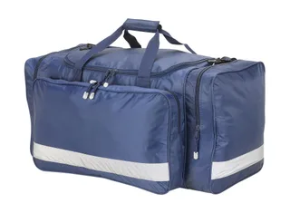 Shugon Glasgow jumbo materiaaltas in Navy, voorkant