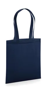 Westford Mill Organic Premium Cotton Tote in French Navy, voorkant