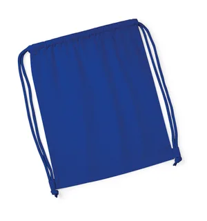 Westford Mill Organic Premium Cotton Gymsac in Bright Royal, voorkant