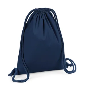 Westford Mill Organic Premium Cotton Gymsac in French Navy, voorkant