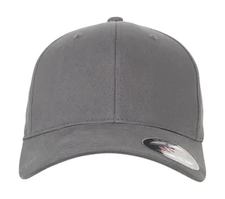 Flexfit Brushed Twill in Grey, voorkant
