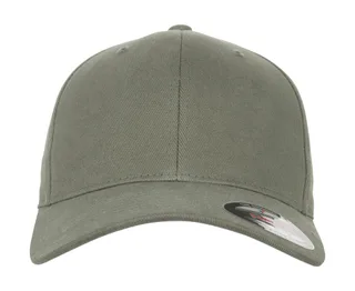 Flexfit Brushed Twill in Pine, voorkant