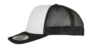 Flexfit Classic foam trucker cap with curved peak and white front – foto 2