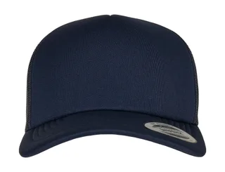 Flexfit Klassieke foam truckerspet met gebogen klep in Navy, voorkant