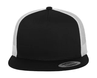 Flexfit Classic Trucker 2-Tone in Black/White, voorkant
