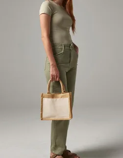 Westford Mill Jute gift bag with cotton pocket – foto 2
