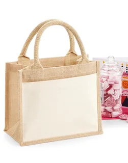 Westford Mill Jute gift bag with cotton pocket – foto 3