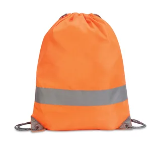 Shugon Stafford Hi-vis Drawstring Tote in Hi-Vis Orange, voorkant