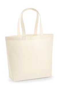 Westford Mill Premium Cotton Maxi Tote in Natural, voorkant