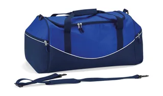 Quadra Teamwear sporttas in Bright Royal/French Navy/White, voorkant