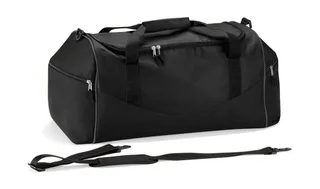 Quadra Teamwear sporttas in Black/Graphite, voorkant