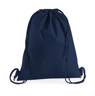 Westford Mill Premium Cotton Gymsac in French Navy, voorkant