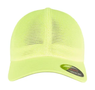 Flexfit 360 Omnimesh pet in Neon Yellow, voorkant
