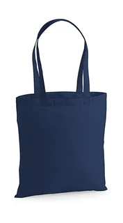 Westford Mill Premium Cotton Tote in French Navy, voorkant