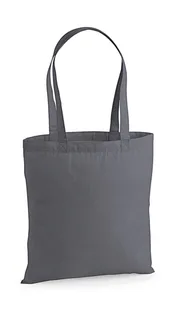Westford Mill Premium Cotton Tote in Graphite, voorkant
