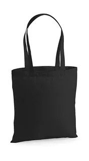 Westford Mill Premium Cotton Tote in Black, voorkant