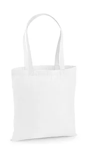 Westford Mill Premium Cotton Tote in White, voorkant