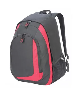 Shugon Geneva rugzak in Black/Red, voorkant