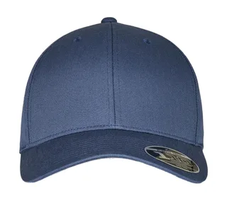 Flexfit Wooly Combed Adjustable in Navy, voorkant