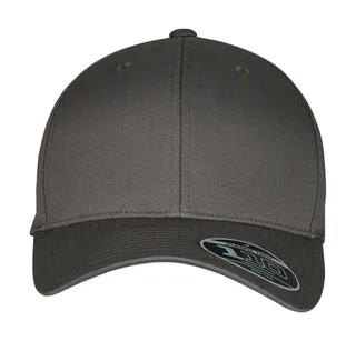 Flexfit Wooly Combed Adjustable in Dark Grey, voorkant